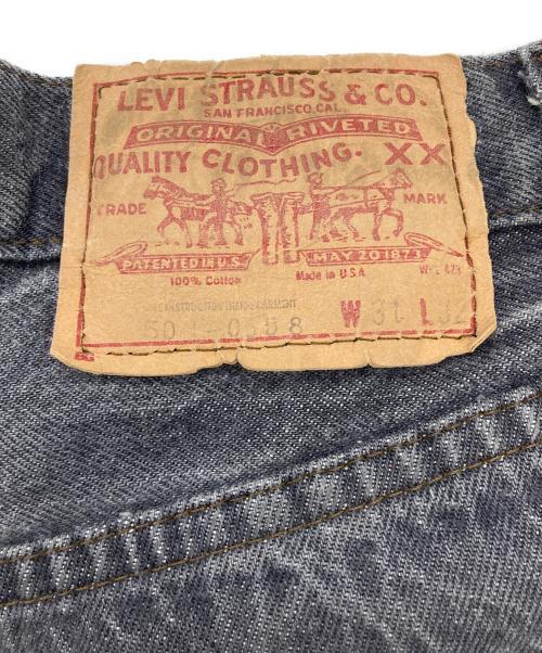 LEVI'S（リーバイス）LEVI'S (リーバイス) 先染めブラックデニムパンツ ブラック サイズ:31×32の古着・服飾アイテム