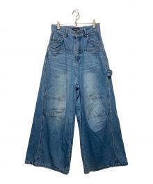 MAISON SPECIAL（メゾンスペシャル）の古着「バギーペインターパンツ」｜インディゴ