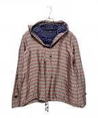 JIL SANDER NAVYジルサンダー ネイビー）の古着「B/Dナイロンパーカー」｜ピンク×グレー