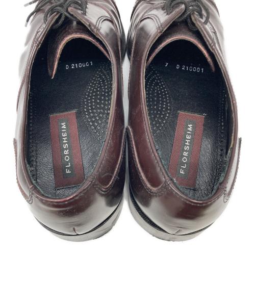 Florsheim（フローシャイム）Florsheim (フローシャイム) ストレートチップシューズ ブラウン サイズ:7の古着・服飾アイテム