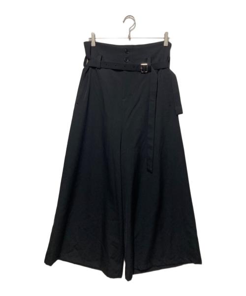 LIMI feu（リミフゥ）LIMI feu (リミフゥ) ウエストロングベルトワイドパンツ ブラック サイズ:2の古着・服飾アイテム