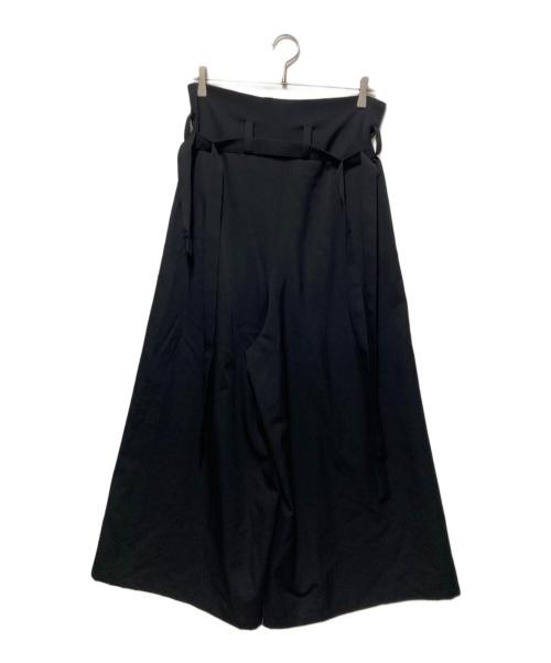 LIMI feu（リミフゥ）LIMI feu (リミフゥ) ウエストロングベルトワイドパンツ ブラック サイズ:2の古着・服飾アイテム