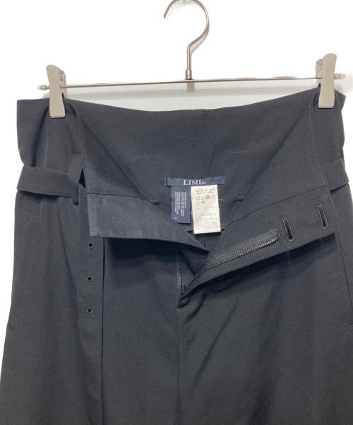 LIMI feu（リミフゥ）LIMI feu (リミフゥ) ウエストロングベルトワイドパンツ ブラック サイズ:2の古着・服飾アイテム