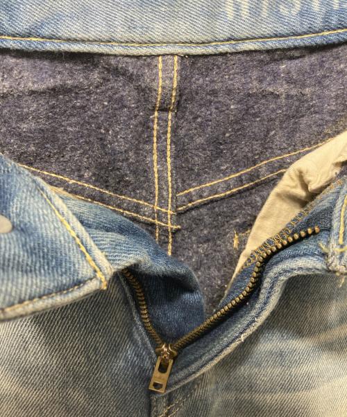 Hysteric Glamour（ヒステリックグラマー）Hysteric Glamour (ヒステリックグラマー) 裏起毛ストレッチデニムパンツ インディゴ サイズ:31の古着・服飾アイテム