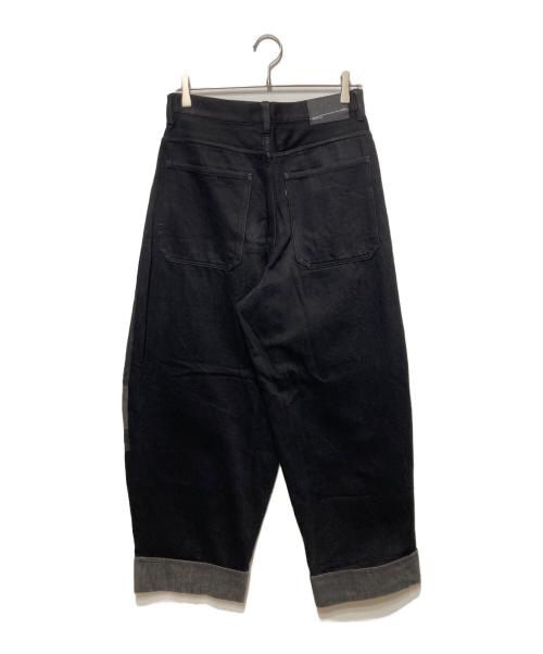 LAD MUSICIAN（ラッドミュージシャン）LAD MUSICIAN (ラッドミュージシャン) FLAT DENIM COMBINATION ブラック サイズ:42の古着・服飾アイテム