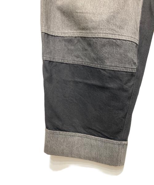 LAD MUSICIAN（ラッドミュージシャン）LAD MUSICIAN (ラッドミュージシャン) FLAT DENIM COMBINATION ブラック サイズ:42の古着・服飾アイテム