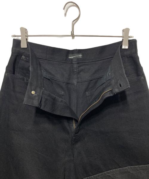 LAD MUSICIAN（ラッドミュージシャン）LAD MUSICIAN (ラッドミュージシャン) FLAT DENIM COMBINATION ブラック サイズ:42の古着・服飾アイテム