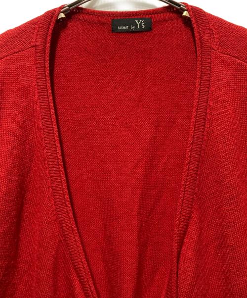 RISMAT by Y's（リスマットバイワイズ）RISMAT by Y's (リスマットバイワイズ) ロングカーディガン レッド サイズ:2の古着・服飾アイテム
