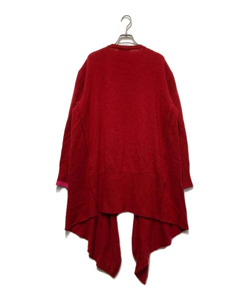 RISMAT by Y's（リスマットバイワイズ）RISMAT by Y's (リスマットバイワイズ) ロングカーディガン レッド サイズ:2の古着・服飾アイテム