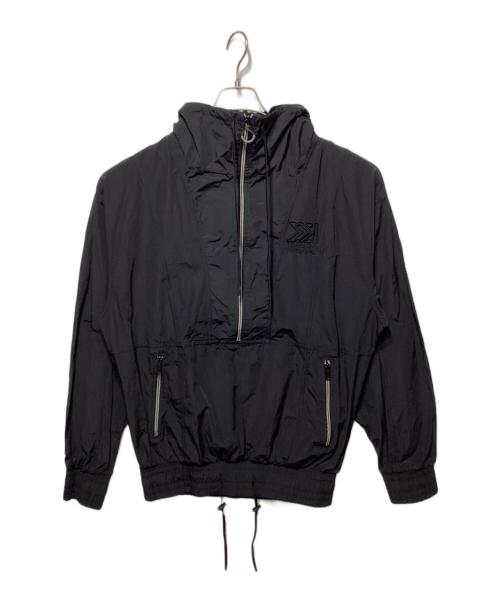 maison kitsune（メゾンキツネ）MAISON KITSUNE (メゾンキツネ) DOUBLE COLLAR VAREUSE ブラック サイズ:FREEの古着・服飾アイテム