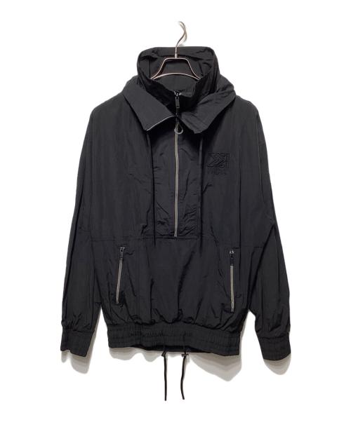 maison kitsune（メゾンキツネ）MAISON KITSUNE (メゾンキツネ) DOUBLE COLLAR VAREUSE ブラック サイズ:FREEの古着・服飾アイテム