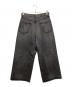 BONUM (ボナム) ワイドサルエルデニム グレー サイズ:W28：5000円