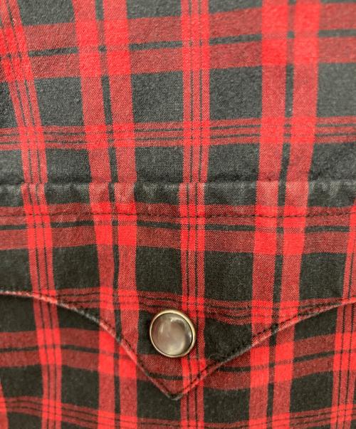 POLO RALPH LAUREN（ポロ・ラルフローレン）POLO RALPH LAUREN (ポロ・ラルフローレン) ウエスタンチェックシャツ レッド サイズ:Lの古着・服飾アイテム