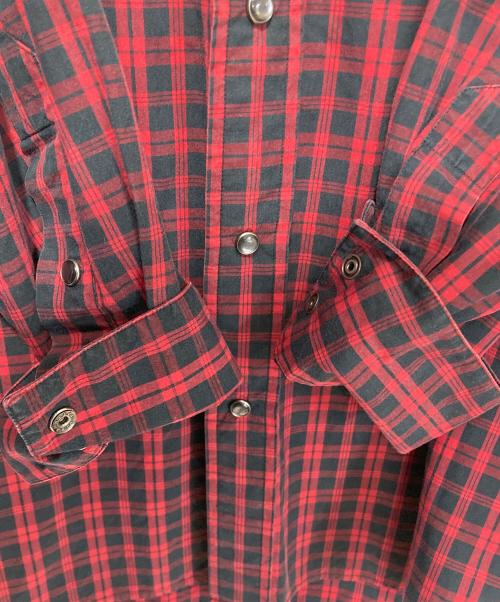 POLO RALPH LAUREN（ポロ・ラルフローレン）POLO RALPH LAUREN (ポロ・ラルフローレン) ウエスタンチェックシャツ レッド サイズ:Lの古着・服飾アイテム