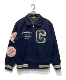 Champion（チャンピオン）の古着「アワードジャケット」｜ネイビー