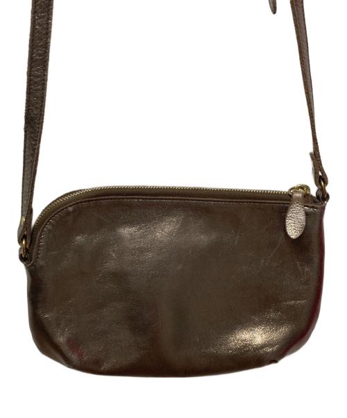 IL BISONTE（イル ビゾンテ）IL BISONTE (イル ビゾンテ) メタリックブロンズバッグ ゴールドの古着・服飾アイテム