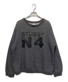 stussy（ステューシー）の古着「00’S プリントスウェット」｜グレー