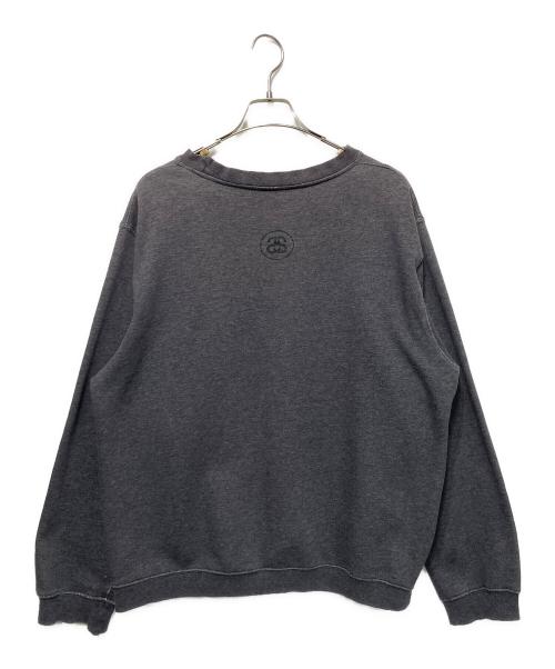stussy（ステューシー）stussy (ステューシー) 00’S プリントスウェット グレー サイズ:Mの古着・服飾アイテム