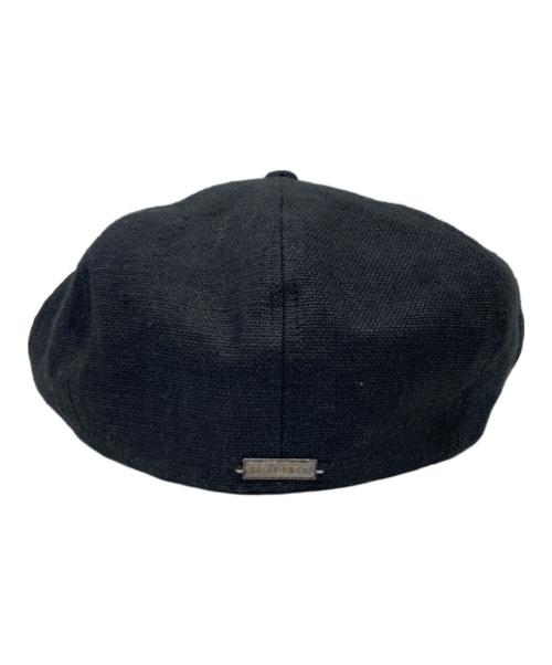 SOLARIS&CO.（ソラリス&コー）SOLARIS&CO. (ソラリス&コー) キャスケット ブラックの古着・服飾アイテム