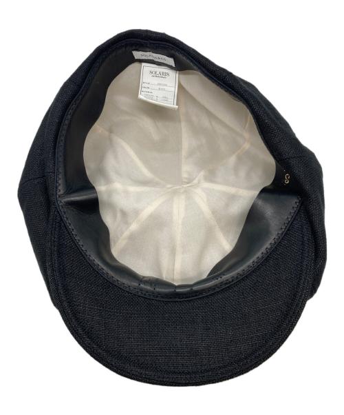 SOLARIS&CO.（ソラリス&コー）SOLARIS&CO. (ソラリス&コー) キャスケット ブラックの古着・服飾アイテム