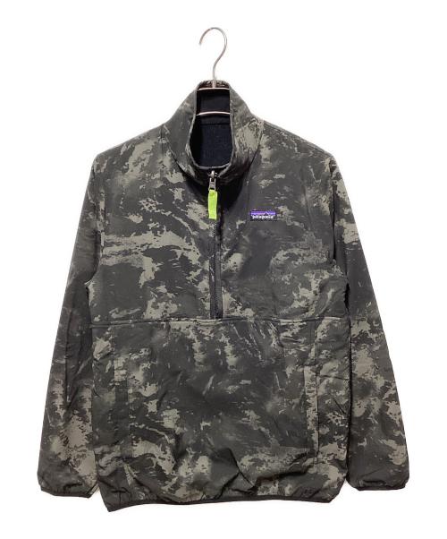 Patagonia（パタゴニア）Patagonia (パタゴニア) リバーシブル スナップTeeグリセード プルオーバー ブラック サイズ:XSの古着・服飾アイテム