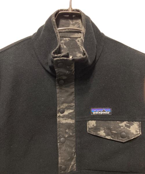Patagonia（パタゴニア）Patagonia (パタゴニア) リバーシブル スナップTeeグリセード プルオーバー ブラック サイズ:XSの古着・服飾アイテム