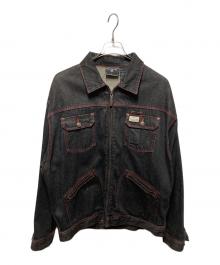 ROCA WEAR（ロカウェア）の古着「デニムジャケット」｜ブラック