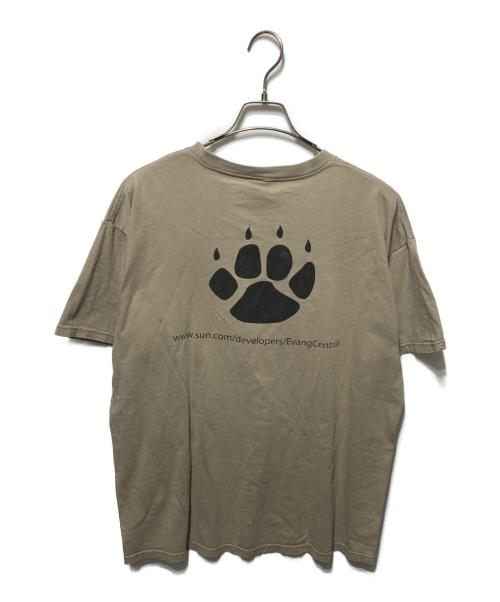FRUIT OF THE LOOM（フルーツオブザルーム）FRUIT OF THE LOOM (フルーツオブザルーム) SUN MICROSYSTEMS (サン・マイクロシステムズ) 企業プリントTシャツ ベージュ サイズ:XLの古着・服飾アイテム