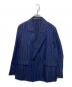 MACPHEE（マカフィー）の古着「ダブルカバーリネン ピークドラペルジャケット」｜ネイビー