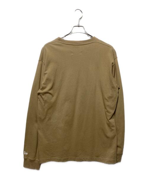 Y's（ワイズ）Y's (ワイズ) New Era (ニューエラ) ワンポイントカットソー ベージュ サイズ:Ｌの古着・服飾アイテム