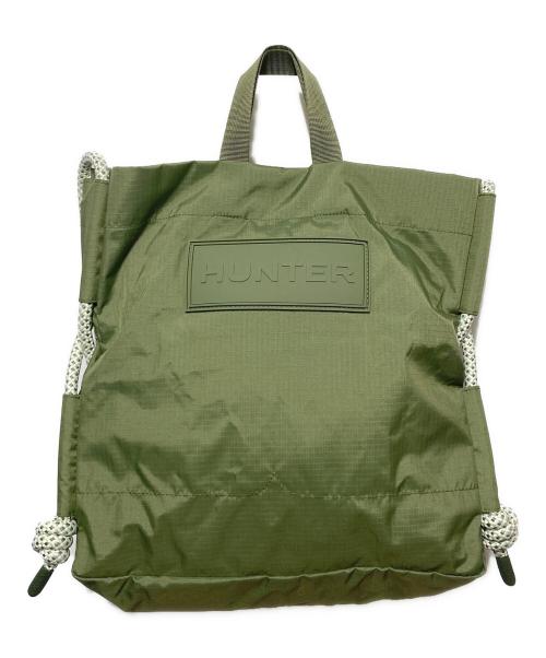 HUNTER（ハンター）HUNTER (ハンター) リップストップ2WAYトートバッグ グリーンの古着・服飾アイテム