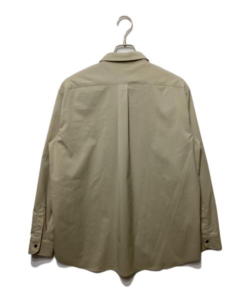 HERENESS（ヒアネス）HERENESS (ヒアネス) MOUNTAIN WOOL SHIRT ベージュ サイズ:Mの古着・服飾アイテム