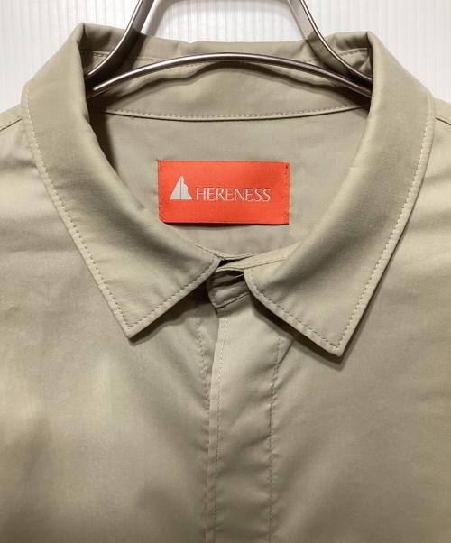 HERENESS（ヒアネス）HERENESS (ヒアネス) MOUNTAIN WOOL SHIRT ベージュ サイズ:Mの古着・服飾アイテム