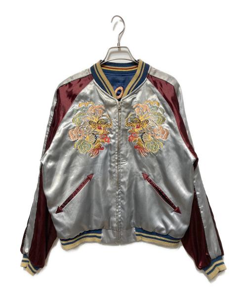 東洋エンタープライズ（トウヨウエンタープライズ）東洋エンタープライズ (トウヨウエンタープライズ) リバーシブルスカジャン ネイビー×ボルドー サイズ:Mの古着・服飾アイテム