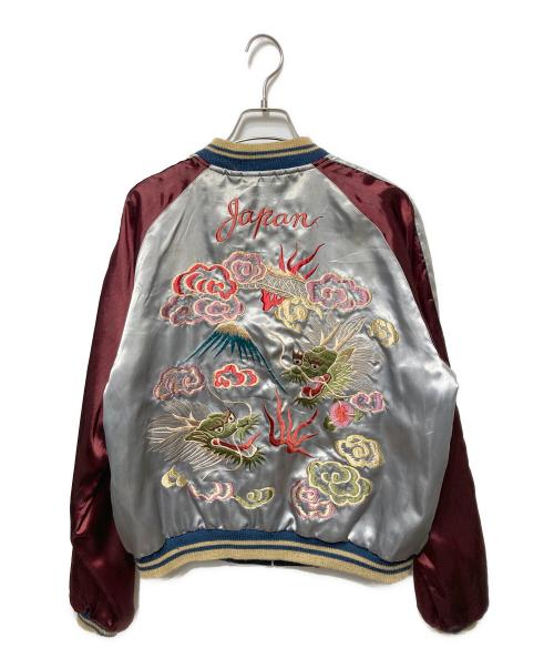 東洋エンタープライズ（トウヨウエンタープライズ）東洋エンタープライズ (トウヨウエンタープライズ) リバーシブルスカジャン ネイビー×ボルドー サイズ:Mの古着・服飾アイテム