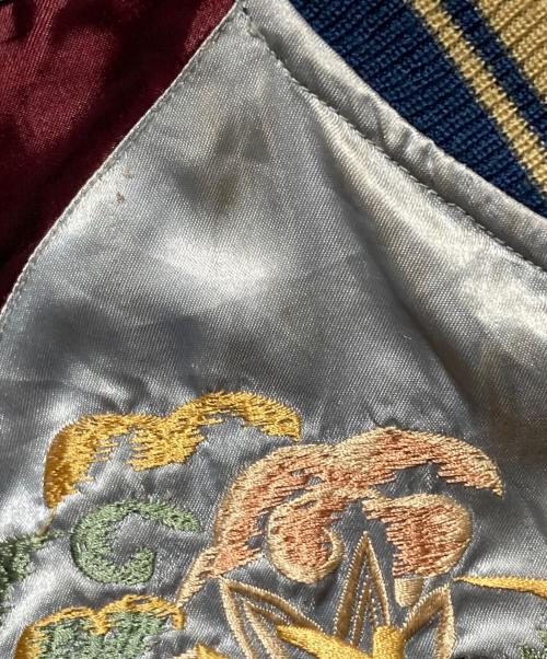 東洋エンタープライズ（トウヨウエンタープライズ）東洋エンタープライズ (トウヨウエンタープライズ) リバーシブルスカジャン ネイビー×ボルドー サイズ:Mの古着・服飾アイテム