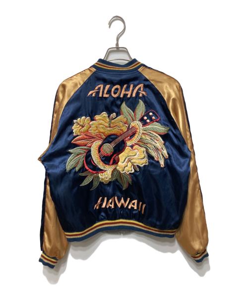 東洋エンタープライズ（トウヨウエンタープライズ）東洋エンタープライズ (トウヨウエンタープライズ) リバーシブルスカジャン ネイビー×ボルドー サイズ:Mの古着・服飾アイテム