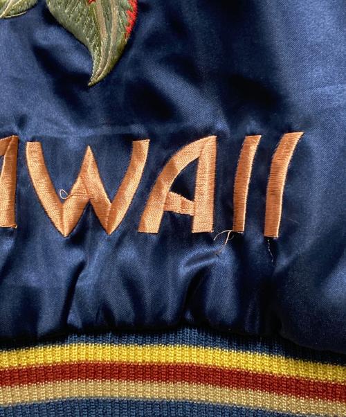 東洋エンタープライズ（トウヨウエンタープライズ）東洋エンタープライズ (トウヨウエンタープライズ) リバーシブルスカジャン ネイビー×ボルドー サイズ:Mの古着・服飾アイテム