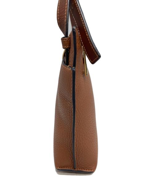 LOEWE（ロエベ）LOEWE (ロエベ) Tポーチショルダーバッグ ブラウンの古着・服飾アイテム