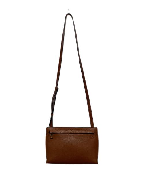 LOEWE（ロエベ）LOEWE (ロエベ) Tポーチショルダーバッグ ブラウンの古着・服飾アイテム
