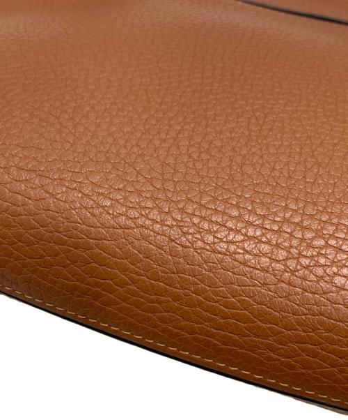 LOEWE（ロエベ）LOEWE (ロエベ) Tポーチショルダーバッグ ブラウンの古着・服飾アイテム
