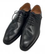 SCOTCH GRAINスコッチグレイン）の古着「パンチドスワールトゥ  レザーシューズ」｜ブラック