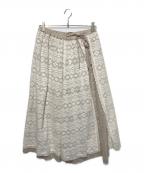 Samansa Mos2×kazumiサマンサモスモス×カズミ）の古着「リバーシブルスカート」｜ベージュ