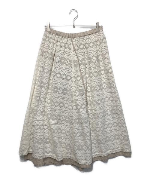 Samansa Mos2（サマンサモスモス）Samansa Mos2 (サマンサモスモス) kazumi (カズミ) リバーシブルスカート ベージュ サイズ:freeの古着・服飾アイテム