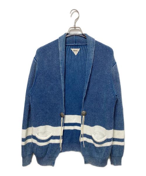 RHC Ron Herman（アールエイチシー ロンハーマン）RHC Ron Herman (アールエイチシー ロンハーマン) コンチョボタンカーディガン インディゴ サイズ:Lの古着・服飾アイテム