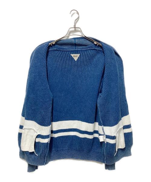 RHC Ron Herman（アールエイチシー ロンハーマン）RHC Ron Herman (アールエイチシー ロンハーマン) コンチョボタンカーディガン インディゴ サイズ:Lの古着・服飾アイテム