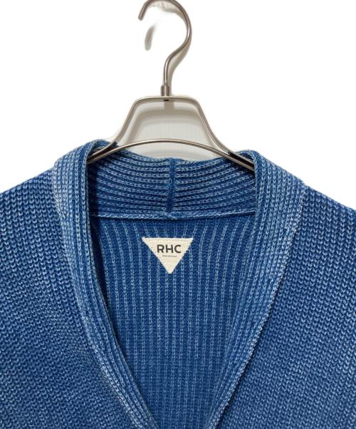 RHC Ron Herman（アールエイチシー ロンハーマン）RHC Ron Herman (アールエイチシー ロンハーマン) コンチョボタンカーディガン インディゴ サイズ:Lの古着・服飾アイテム