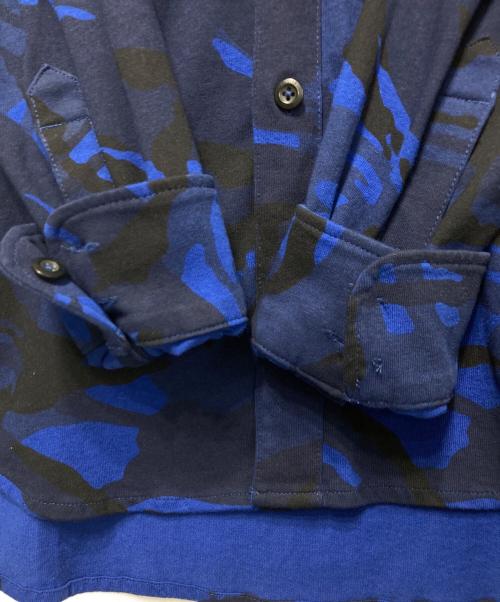 G-STAR RAW（ジースターロゥ）G-STAR RAW (ジースターロゥ) カモ柄シャツ ブルー サイズ:Ｍの古着・服飾アイテム