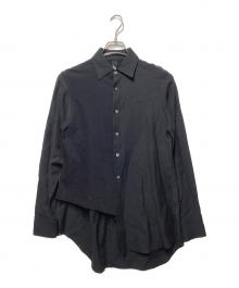 GROUND Y（グラウンドワイ）の古着「変形シャツ」｜ブラック