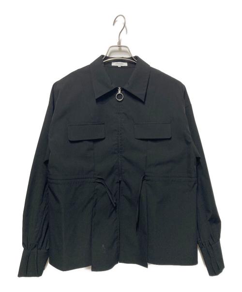 LOVELESS（ラブレス）LOVELESS (ラブレス) ジップアップオーバーシャツ ブラック サイズ:34の古着・服飾アイテム